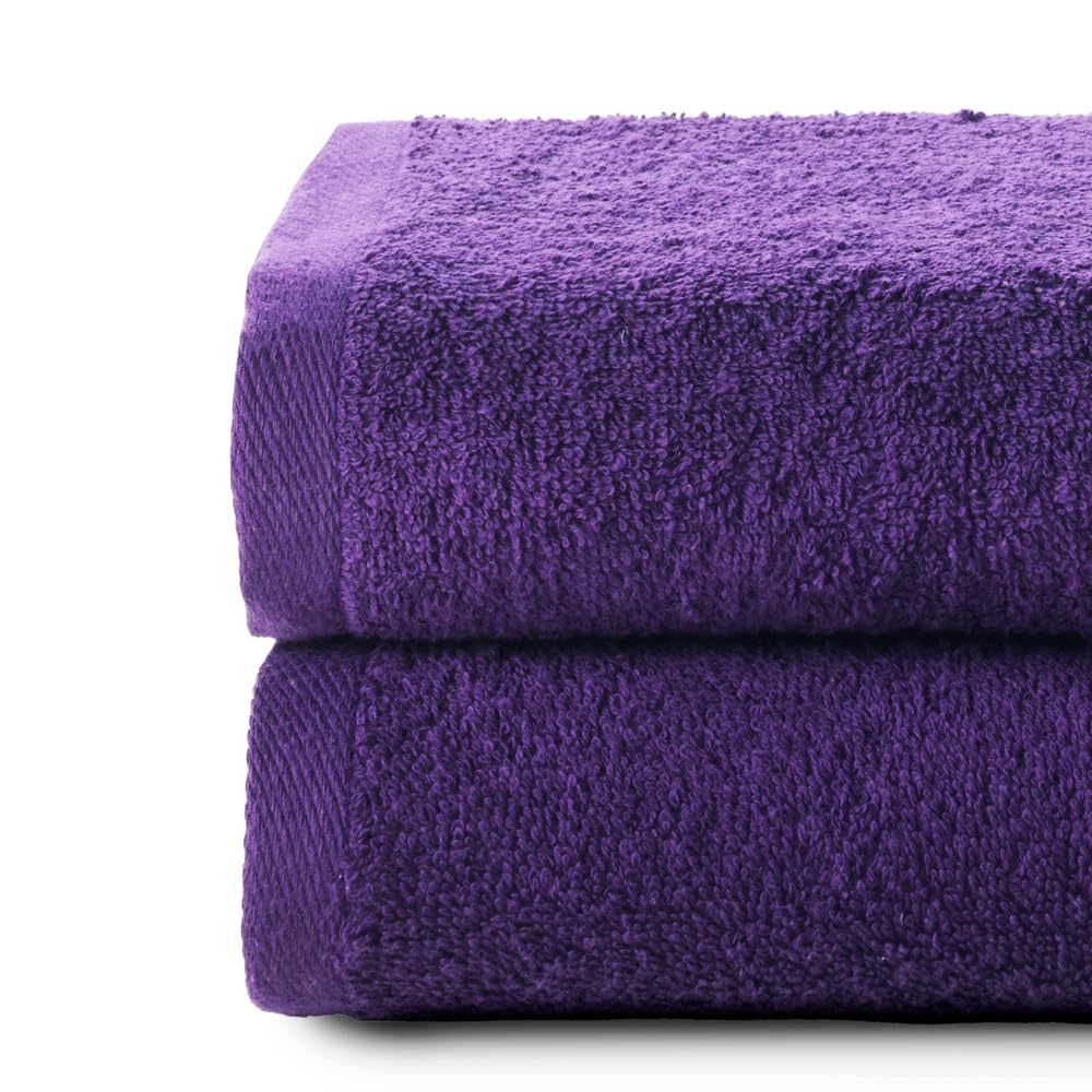 Top Towel - Set of 2 Hand Towels - Bath Towels - 100% Cotton - 400 g/m2 - Measure 100 x 50 cm