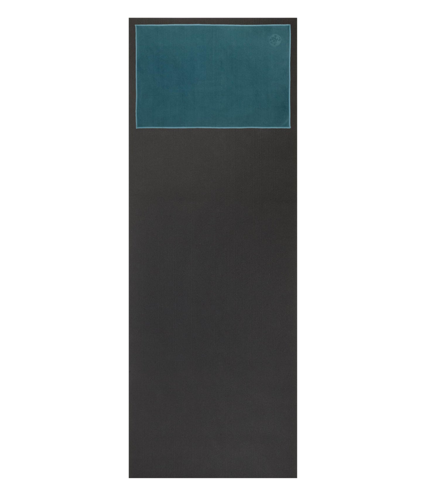 Manduka eQua Yoga Hand Towel - Quick Drying Microfiber, Lightweight, Yoga Accessories Easy for Travel, 16 Inch (40cm), Sage Solid