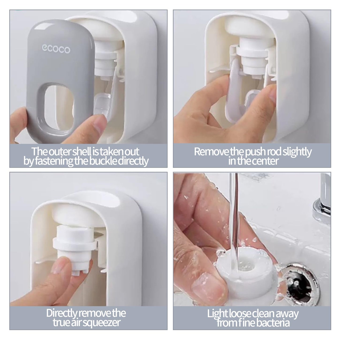Automatic Toothpaste Dispenser,Wall-Mounted Toothpaste Holder