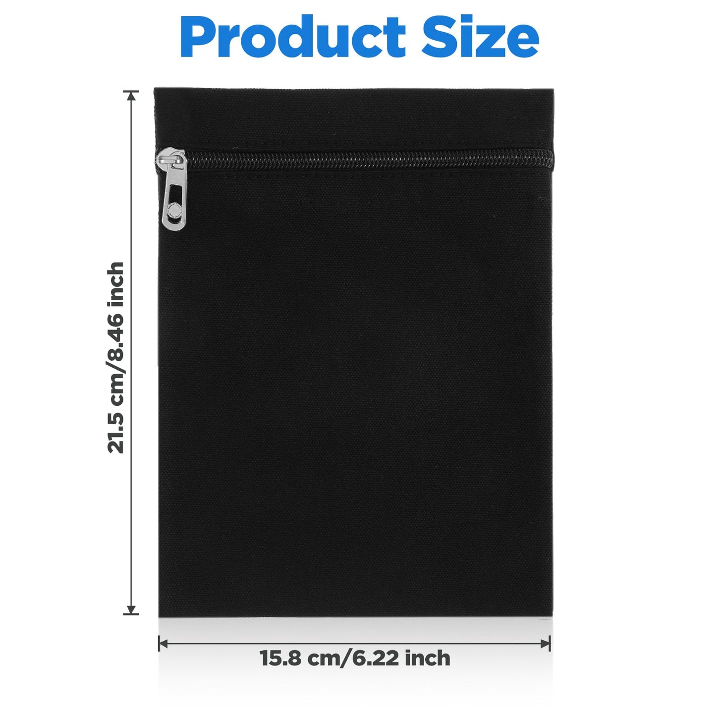 Tyqour Sew-in Side Pocket with Zipper, Travel Security Pocket, Coat Inside Hidden Pockets for Clothing, Secure Storage for Mastectomy Recovery