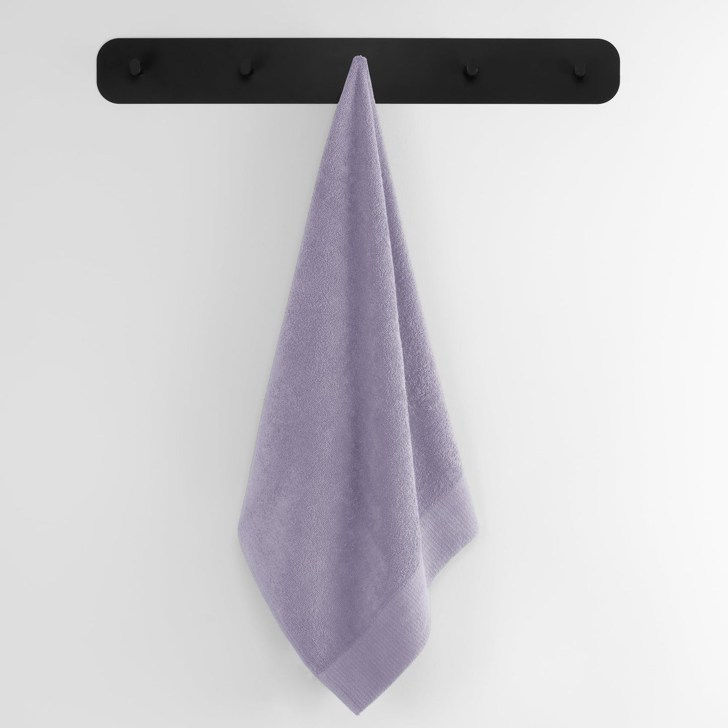 AmeliaHome Set 6pcs 4 Towels 50x100 cm and 2 Bath Towels 70x140 cm 100% Cotton Absorbent Lilac Violet Purple Amari