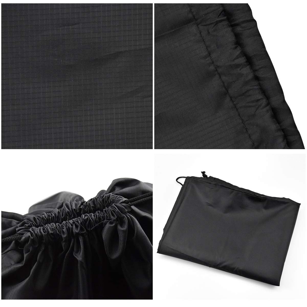 94 x 120 cm Storage Bag, Extra Large Drawstring Storage Bag, Waterproof Black Moving Bag, Oxford Fabric Storage Organizer Bag for Duvet, Pillows