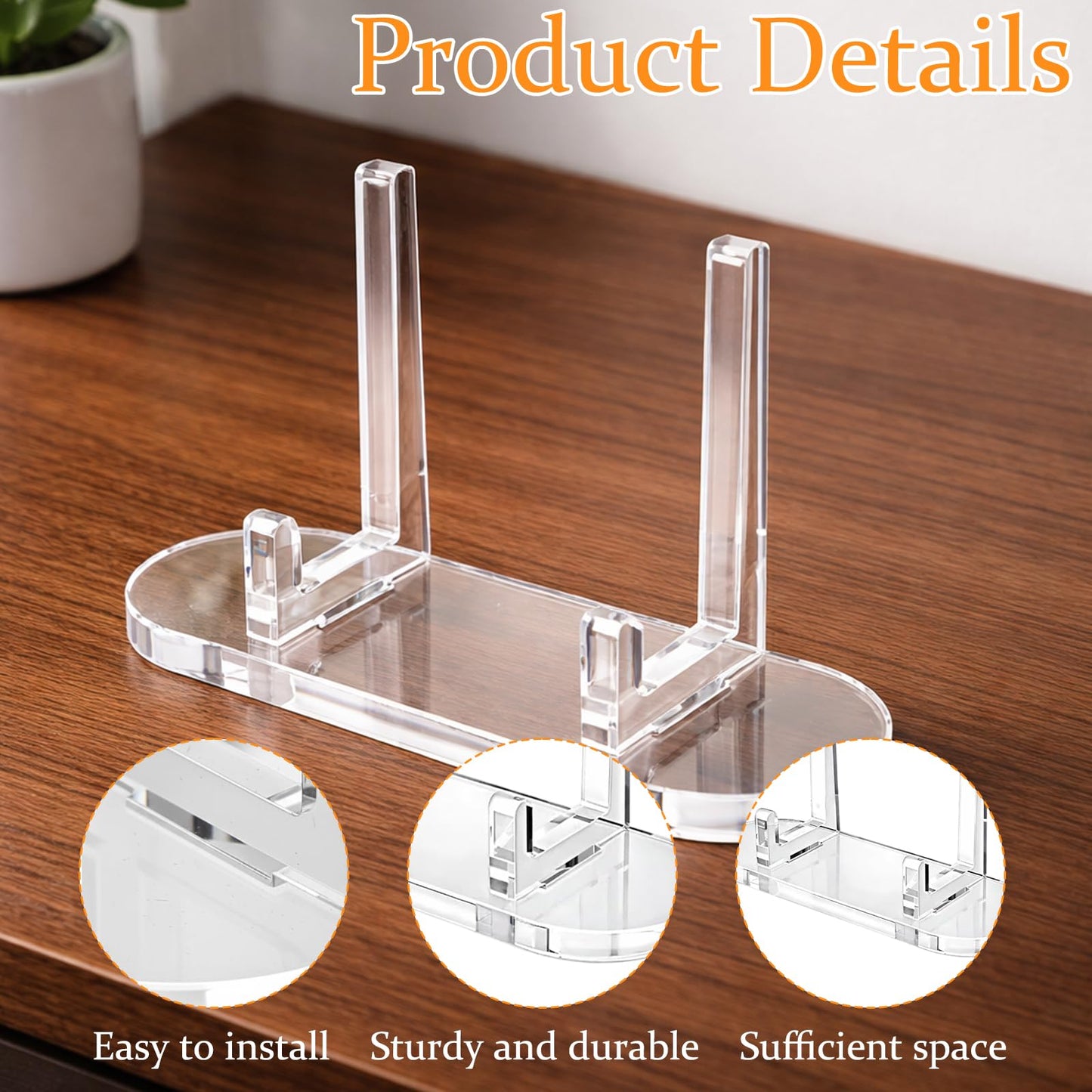 YREYBN Card Display Stand, Trading Card Display Stand for Graded Cards, Versatile Card Stands for Collectors and Exhibitions