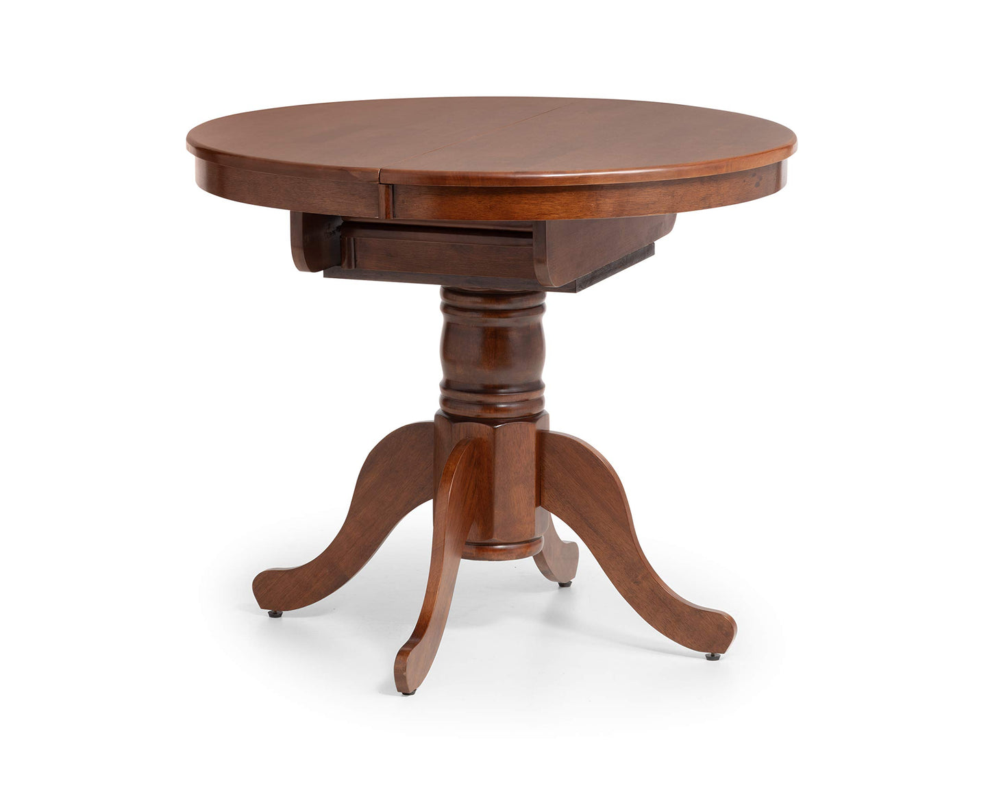 Julian Bowen Canterbury Extending Table, Mahogany - H77xW120xD90cm