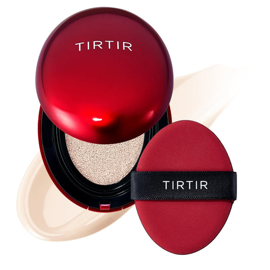 [*Mini Size*] TIRTIR Mask Fit Red Cushion Foundation | Full coverage, Weightless, Skin fit, Satin Glow Finish, Korean Makeup, beauty, Tattoo cover up,
