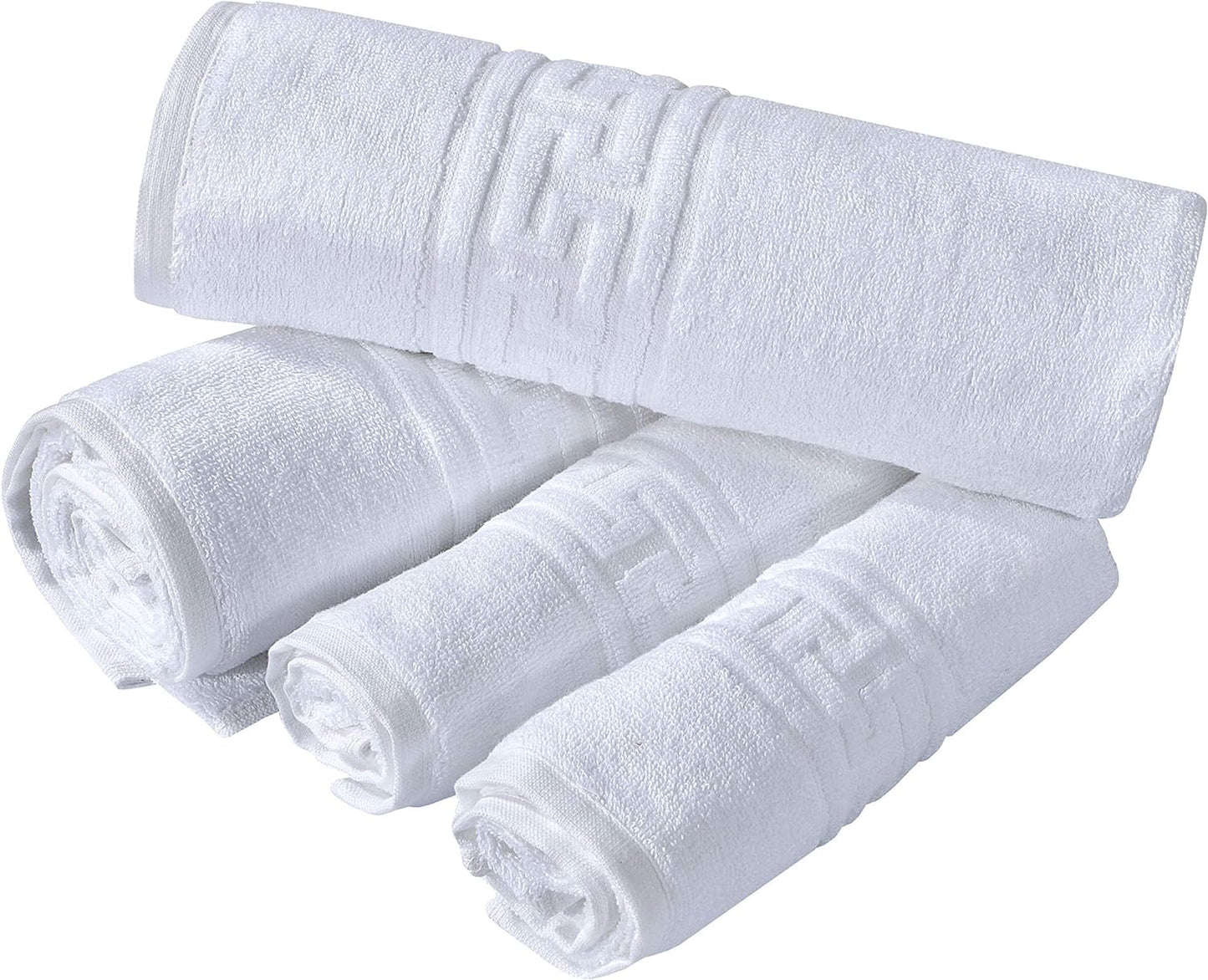 Indus Textiles Bath Sheets Large x 2-100% Egyptian Ring Spun Cotton Highly Absorbent and Soft - White