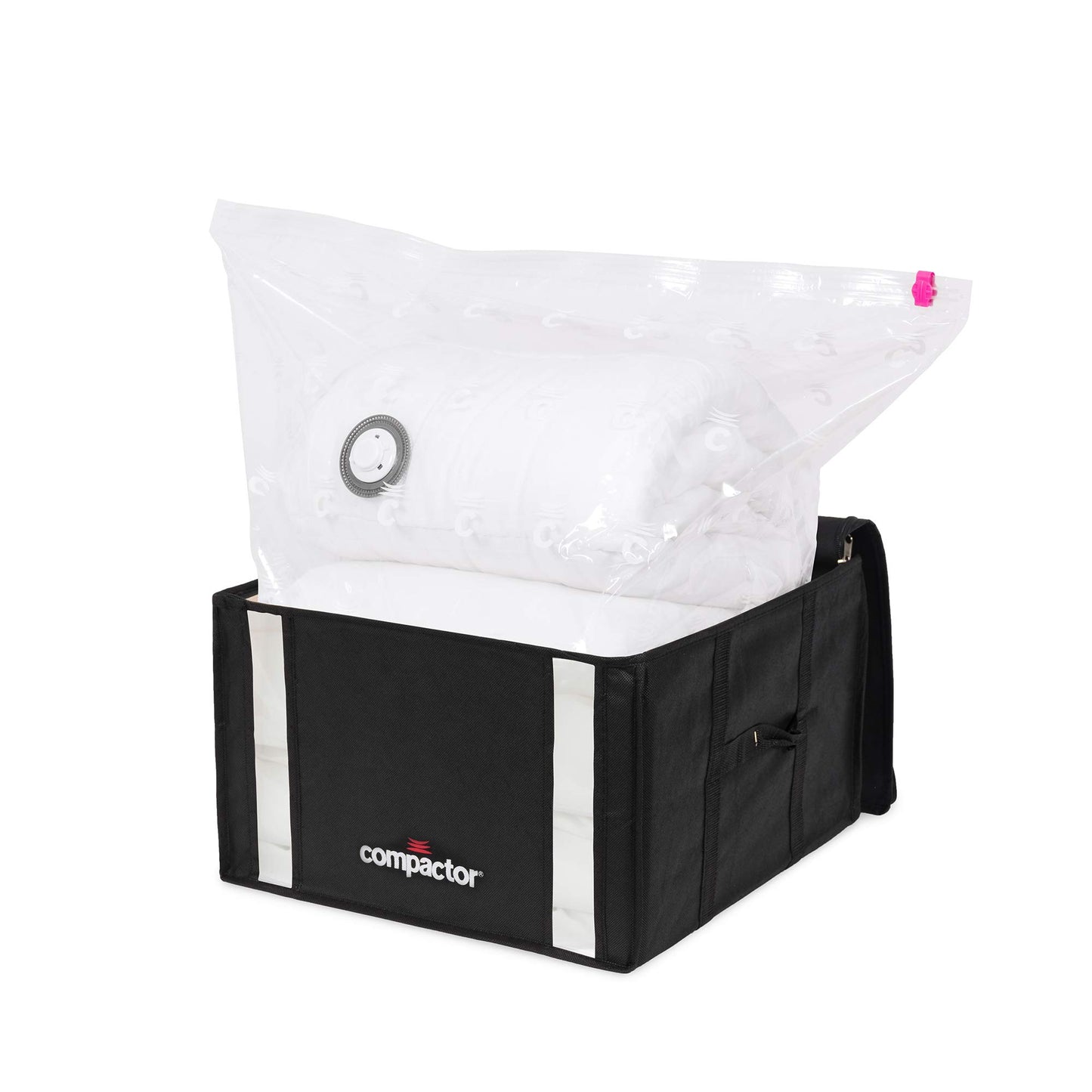 Compactor Cosmos 3D Semi-Rigid Vacuum Storage Box, M Size, Black, RAN8945