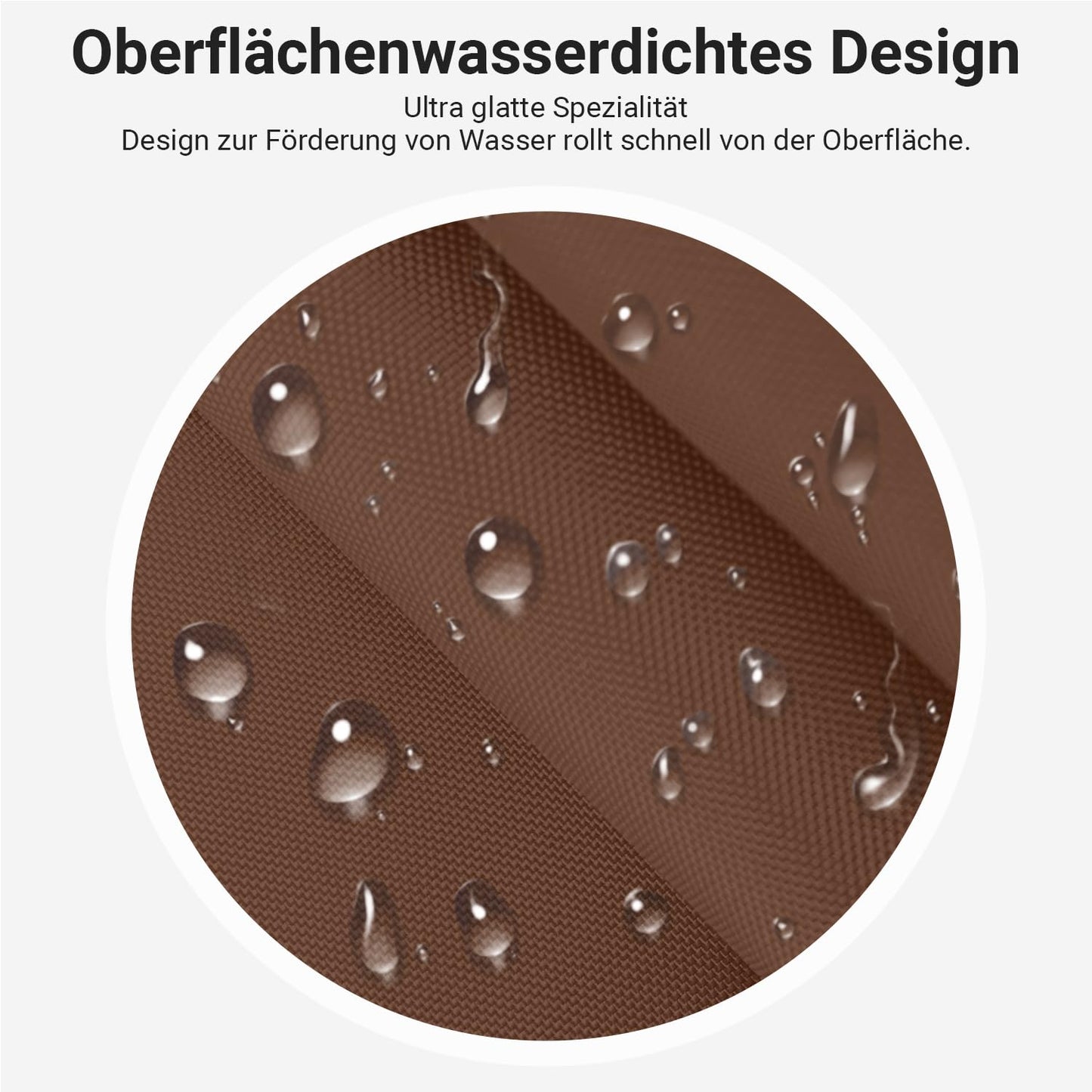 Lerores Shower Curtain, 120 x 160 cm, Brown, Weighted Hem, Anti-Mould Textile, Water-Repellent, Washable Polyester Fabric Bath Curtains for Bathroom
