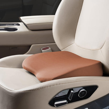 Rngwxoe 2 in 1 Wedge Car Cushions or Lumbar Support for Driving - 3.5 Inches Soft Memory Foam Driver Seat Cushion for Car Truck