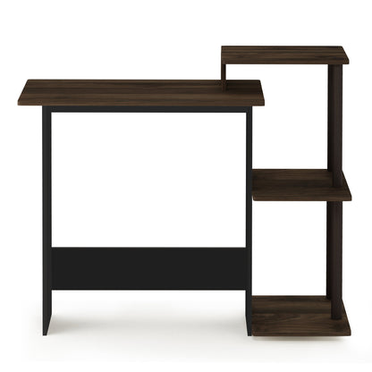 Furinno Efficient Home Laptop Notebook Computer Desk, Study Desk, Writing Desk, Columbia Walnut/Brown