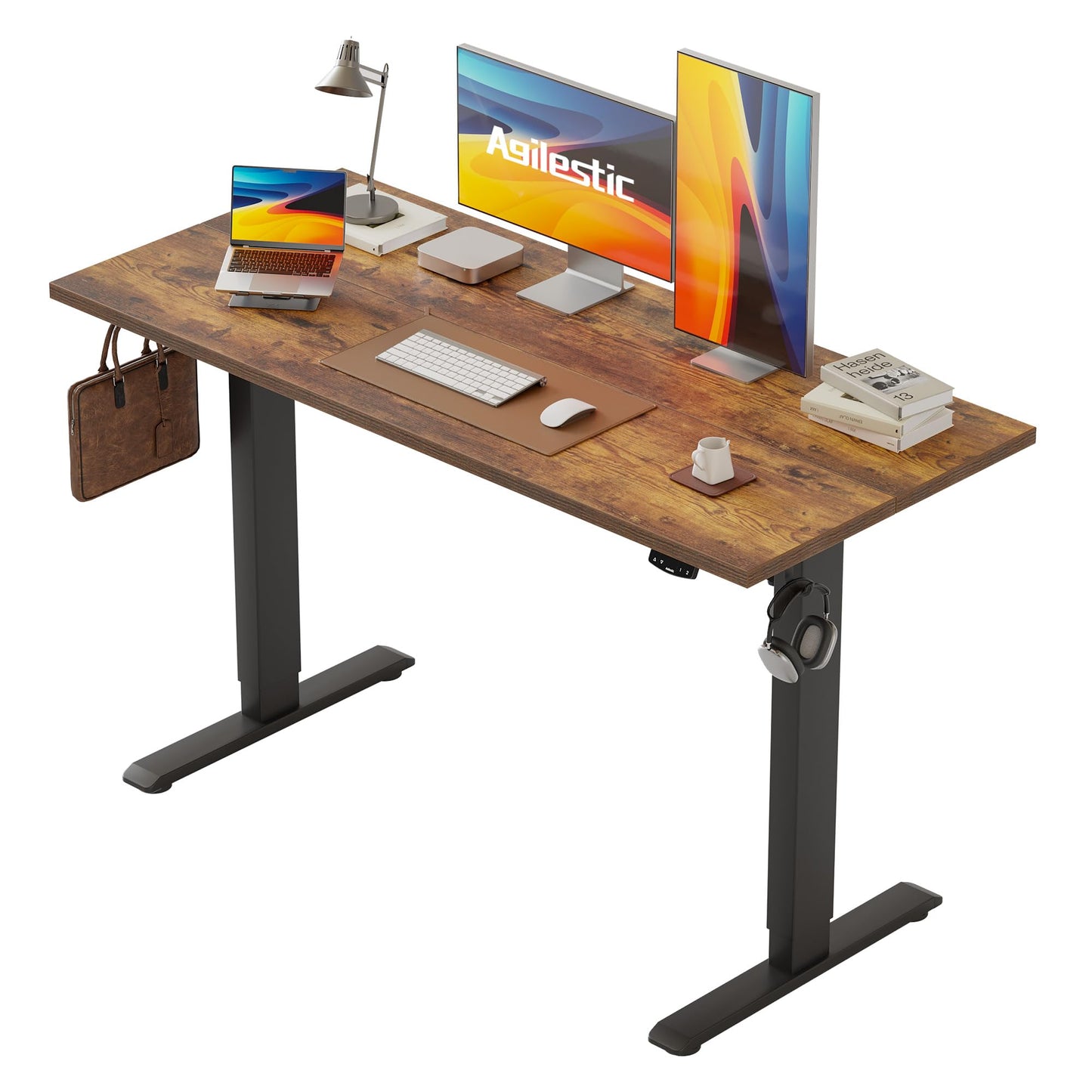 Agilestic Electric Standing Desk, 2 Memory Buttons, 130x60cm
