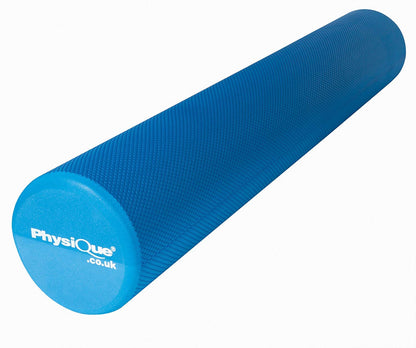 Physique Pro Foam Roller Blue - Back, Leg and Body Deep Tissue Muscle Massage - Gym and Exercise Roller for Trigger Point Self Massage and Muscle