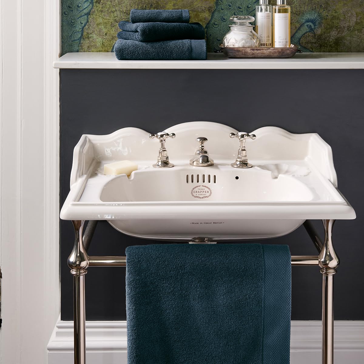 Christy Luxe 6 Piece Towel Set | Navy Blue | Luxe Heavyweight 100% Turkish Cotton | Ultra Soft | Super Absorbent | 730GSM