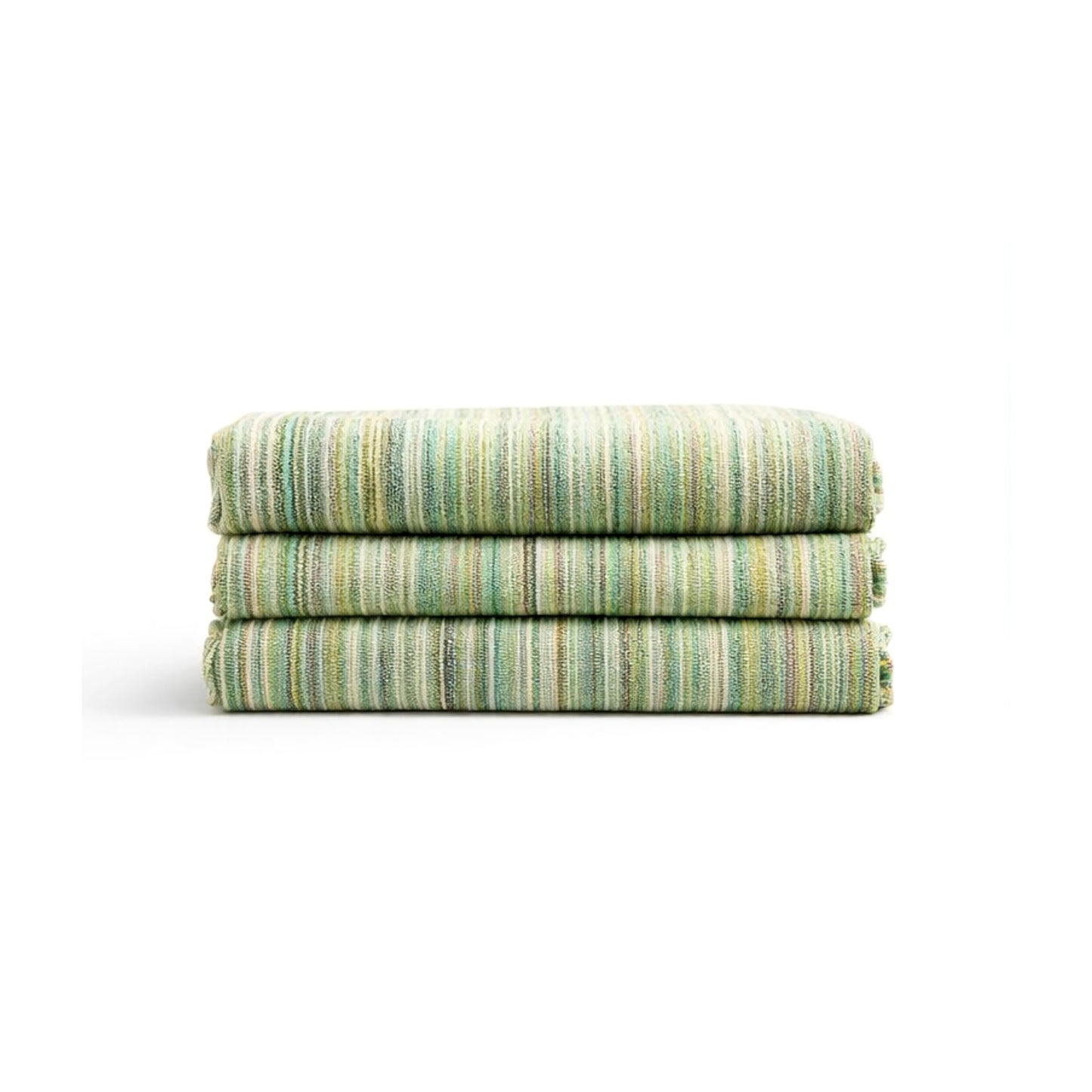 WEFLORIA Turkish Cotton Peshtemal Towel – Lightweight Quick Dry Beach Towel – Large Hammam Spa Towel for Beach, Bath, Travel and Pool (green)