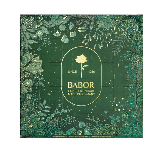 BABOR Adventskalender, 24-Tage-Intensiv-Ampullen-Kur, Feuchtigkeit, Regeneration und Anti-Aging, Beauty-Set, Kosmetik-Kalender, 24 x 2 ml