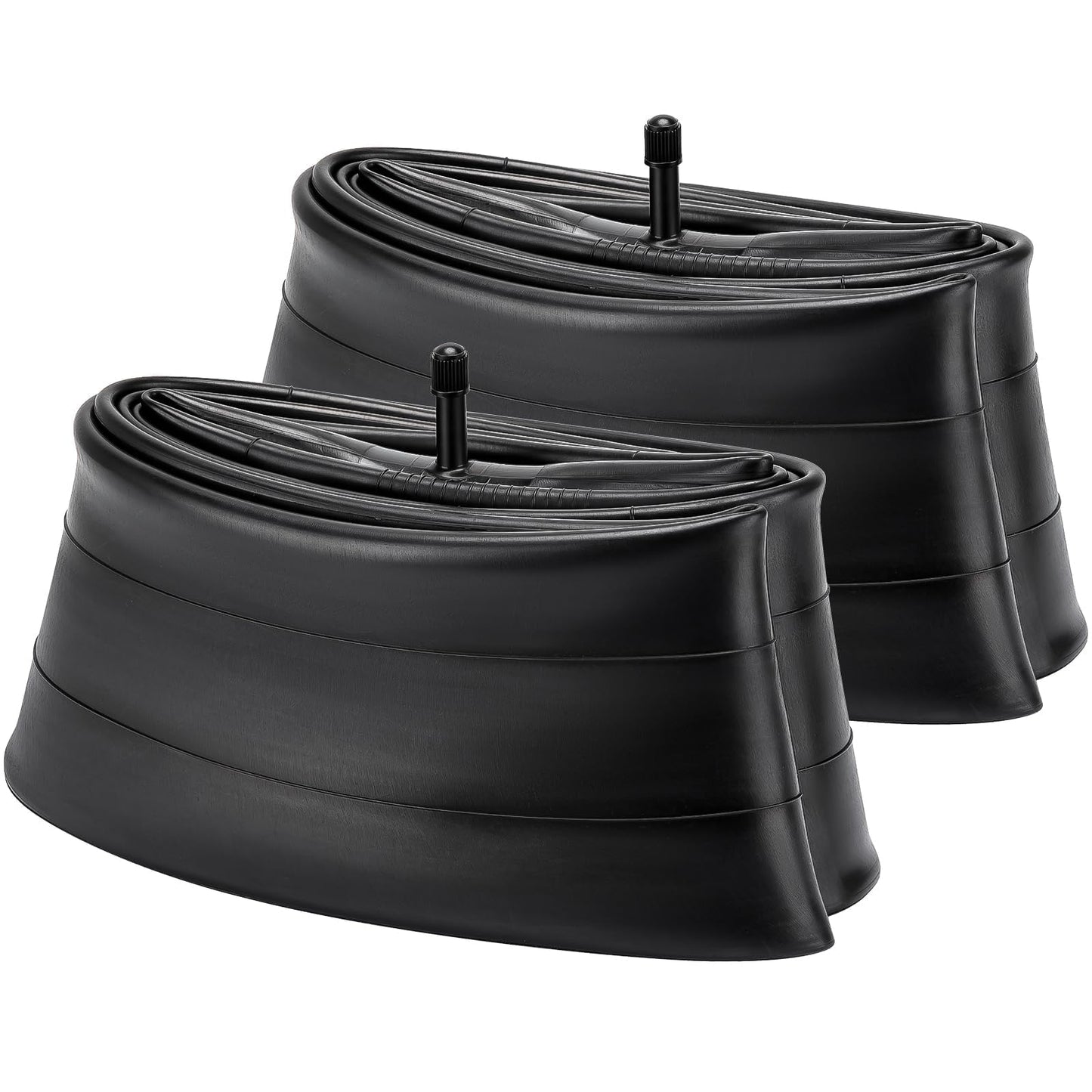 2-PCS 26" Heavy Duty Self Sealing Bike Tubes 26x4.0/4.5 102/114-559 AV32mm Schrader Valve, Super Automatic Repair Puncture Resistant Tubes Compatible