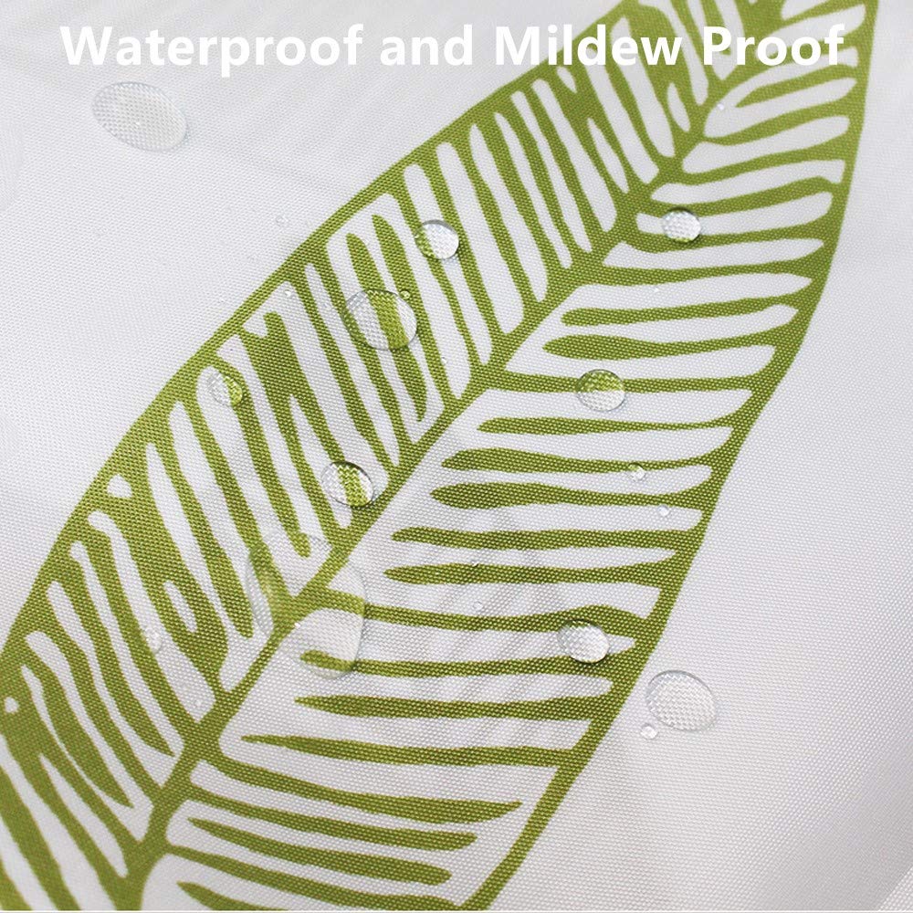 mefound Shower Curtain Waterproof & Mould Resistant Premium Hotel Quality Polyester Bathtub Curtain Weighted Hem & Rust-Proof Grommets 180 x 180 cm