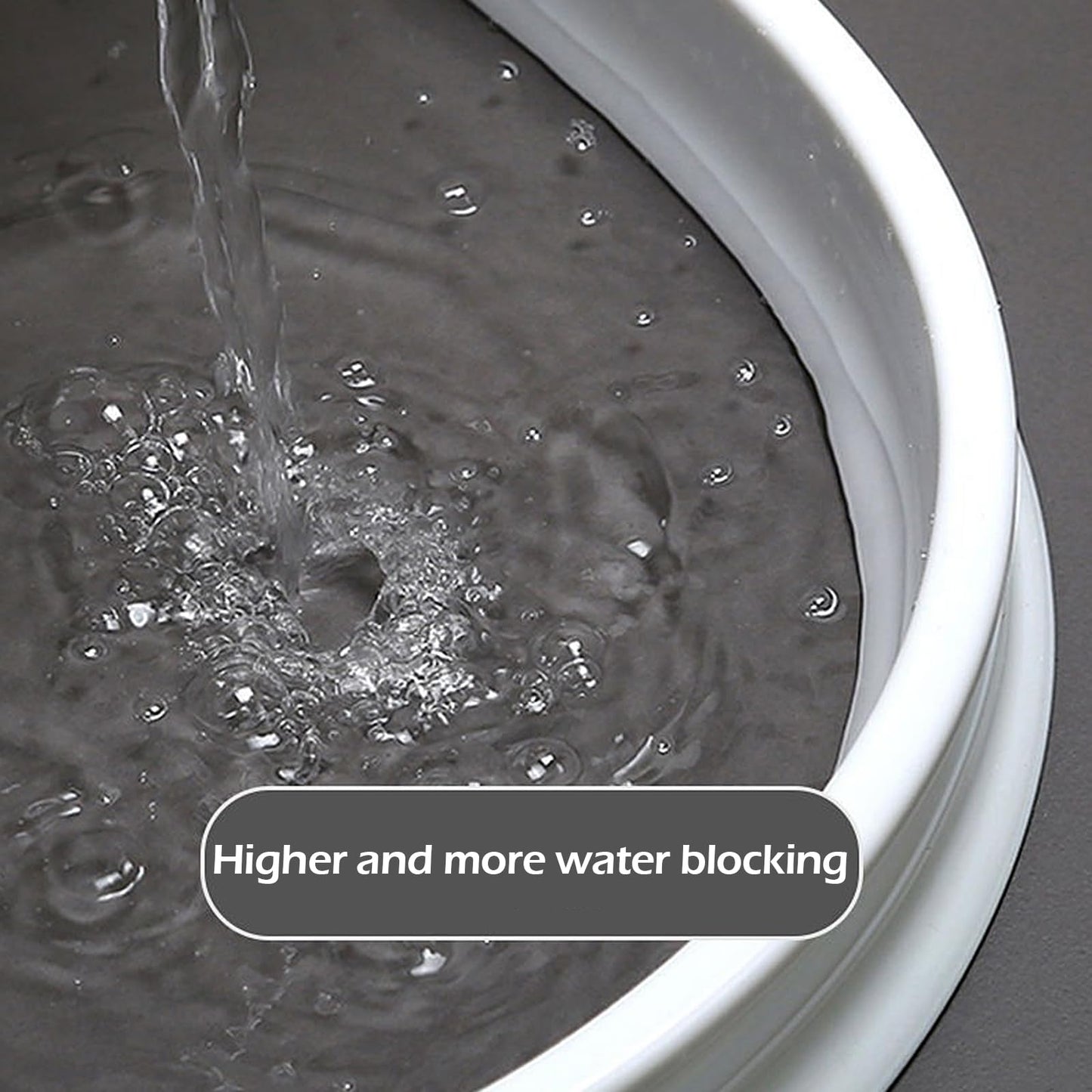 Wet Room Floor Water Barrier, Shower Threshold Water Splash Guard,TPE Shower Door Water Dam, Shower Threshold Water Retaining Strip