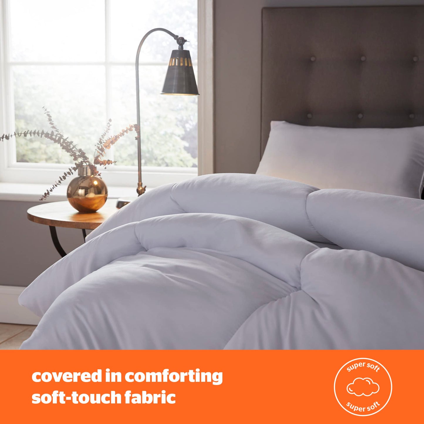 Silentnight Warm and Cosy Double Decker Duvet - 18 Tog Winter Warm Cosy Thick Quilt Hypoallergenic and Machine Washable - Two Duvet Layers Retains