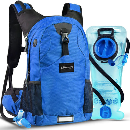 Lunidry Hydration Pack Thermal Insulated Hydration Backpack with 2L BPA Free Leak-Proof Water Bladder, Daypack Perfect for Running, Cycling, Hiking,