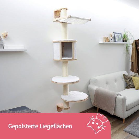 Kerbl Dolomit Cat Tree, 168 cm, White