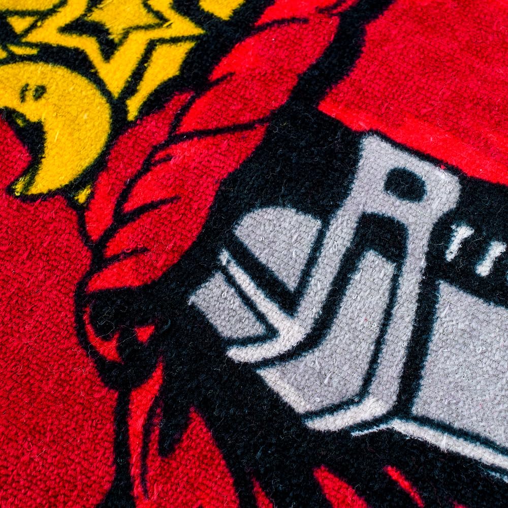 Harry Potter Towel - Gryffindor Quidditch House Crest Design - Red Gold Potter 07 - Beach Bath - HP Gifts for Kids Adults Men Women
