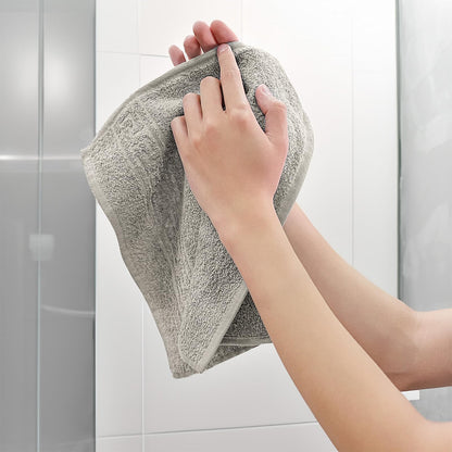 nice homeit Set of 12 Mini Hand Towels 30x30cm - 100% Ring-Spun Cotton Face and Guest Towels - for Hands, Babies, Makeup, Kitchen
