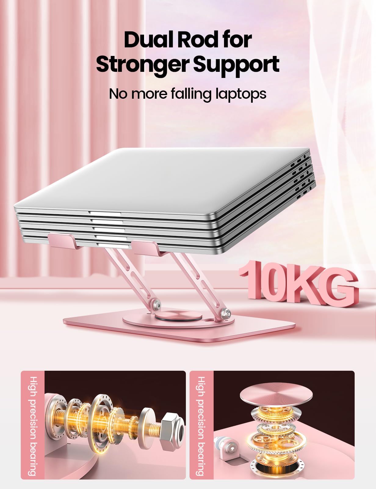 VAYDEER Laptop Stand, Adjustable, Metal