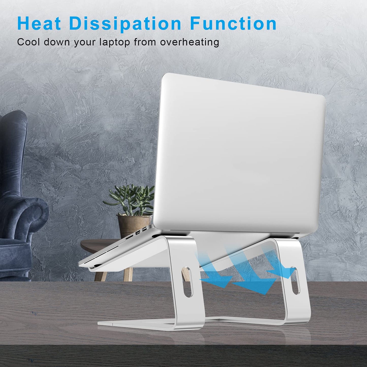 BoYata Laptop Stand, Ventilated Laptop Stand for Desk, Laptop Riser