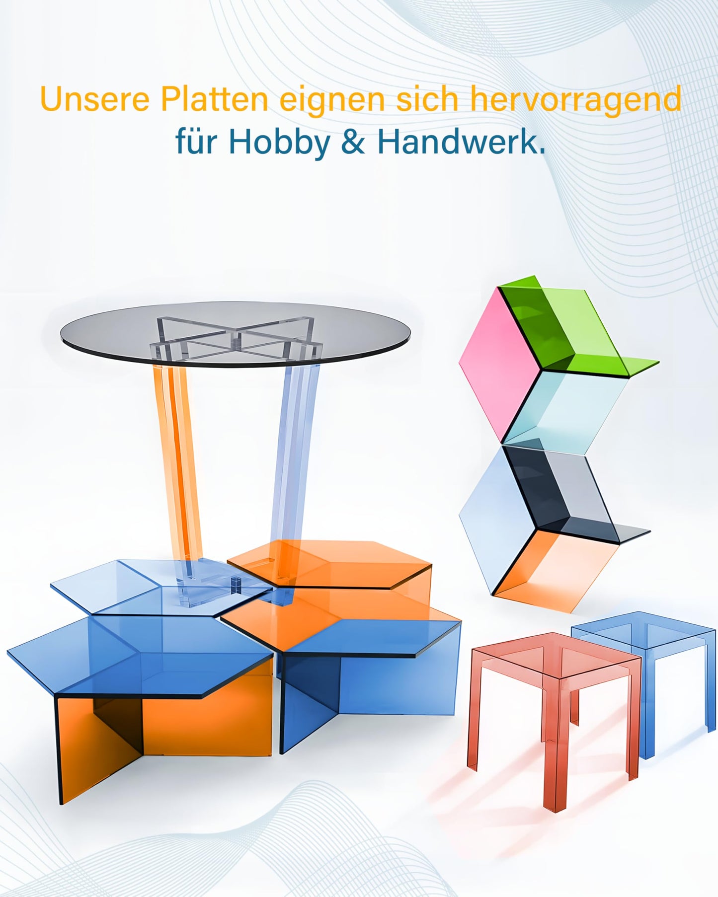 nattmann Plexiglas® GS coloured, 3 mm, versatile, shatterproof acrylic glass plate for light objects and more, brand quality in 12 x 25 cm