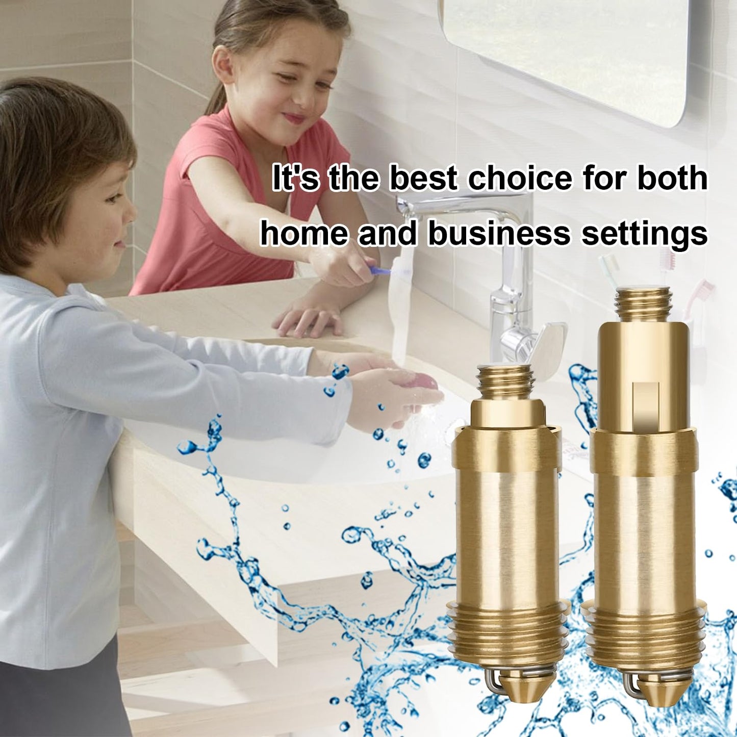 Pop Up Sink Bath Plug Replacement Click Clack Brass Bolt Stoppers 2 PCS