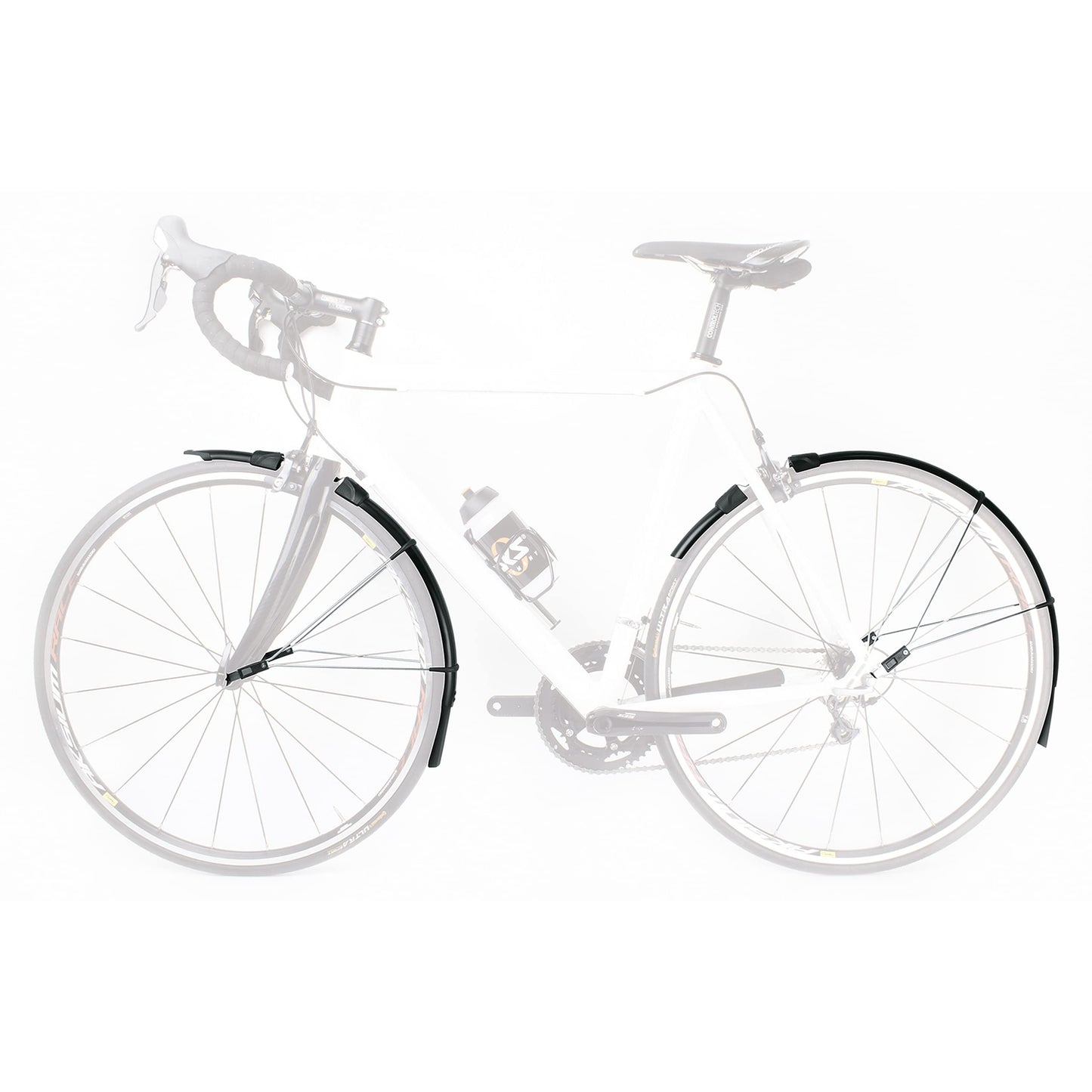 SKS Raceblade Long Mudguard Set: Black