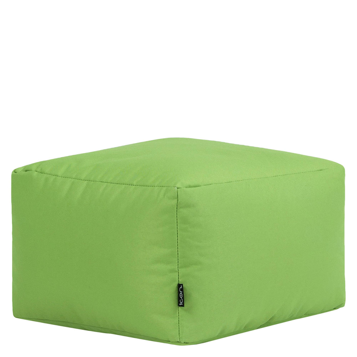 Bean Bag Bazaar Outdoor Bean Bag Footstool with Filling Included, Green