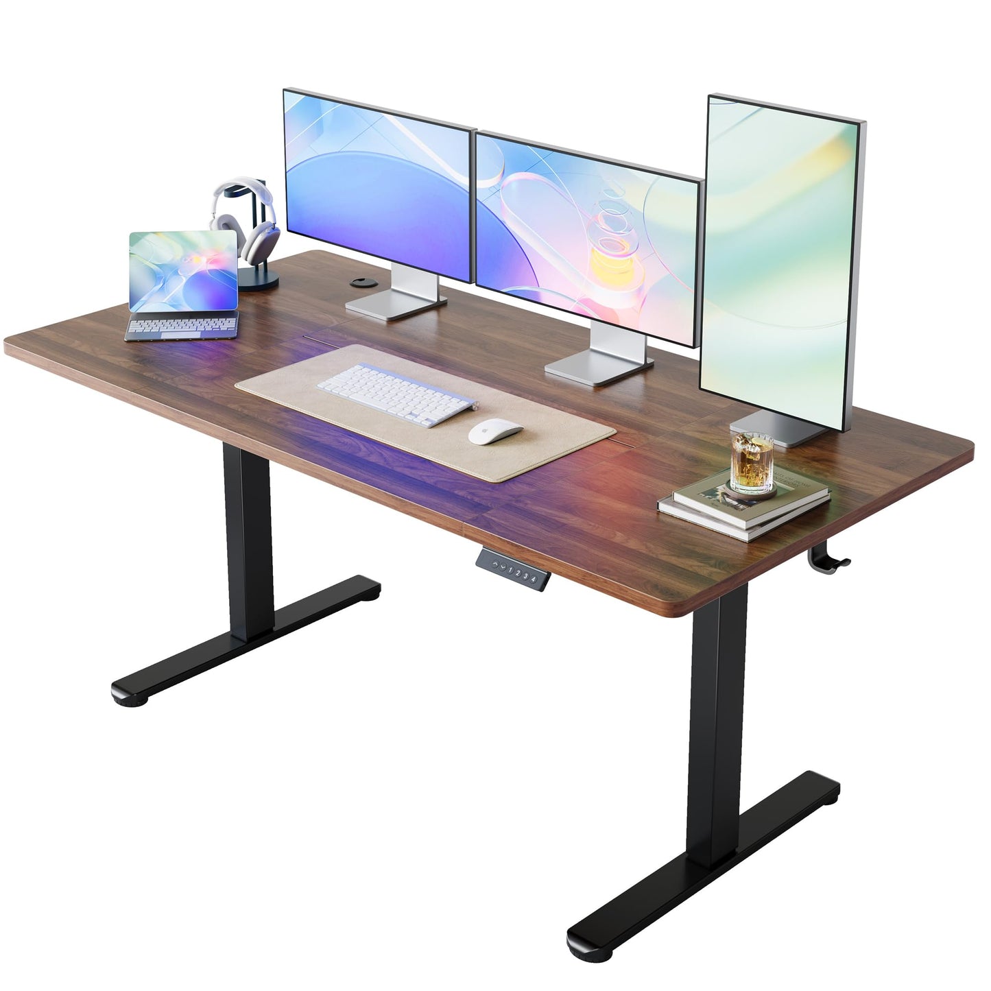 HUANUO Standing Desk 160x80cmcm mit 4 Memory height settings