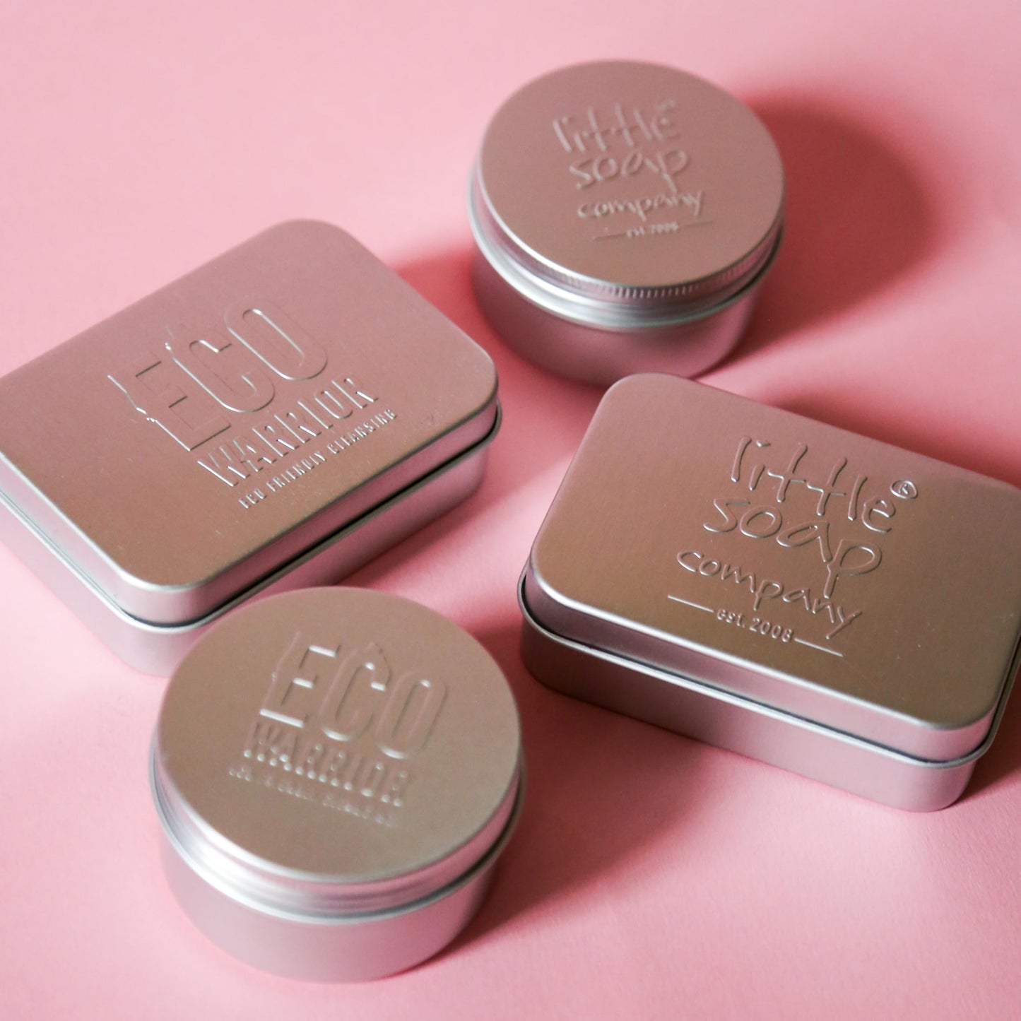 Little Soap Company Naturals Soap Storage Tin for 100g Bars, Leak-Free