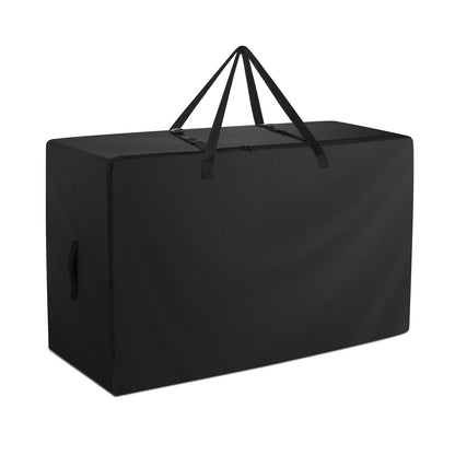 Folding Mattress Bag - 600D Oxford Cloth Heavy Duty Carry Case for Tri-Fold Guest Bed Mattress Fits 6" Twin & Twin XL Mattress, Black