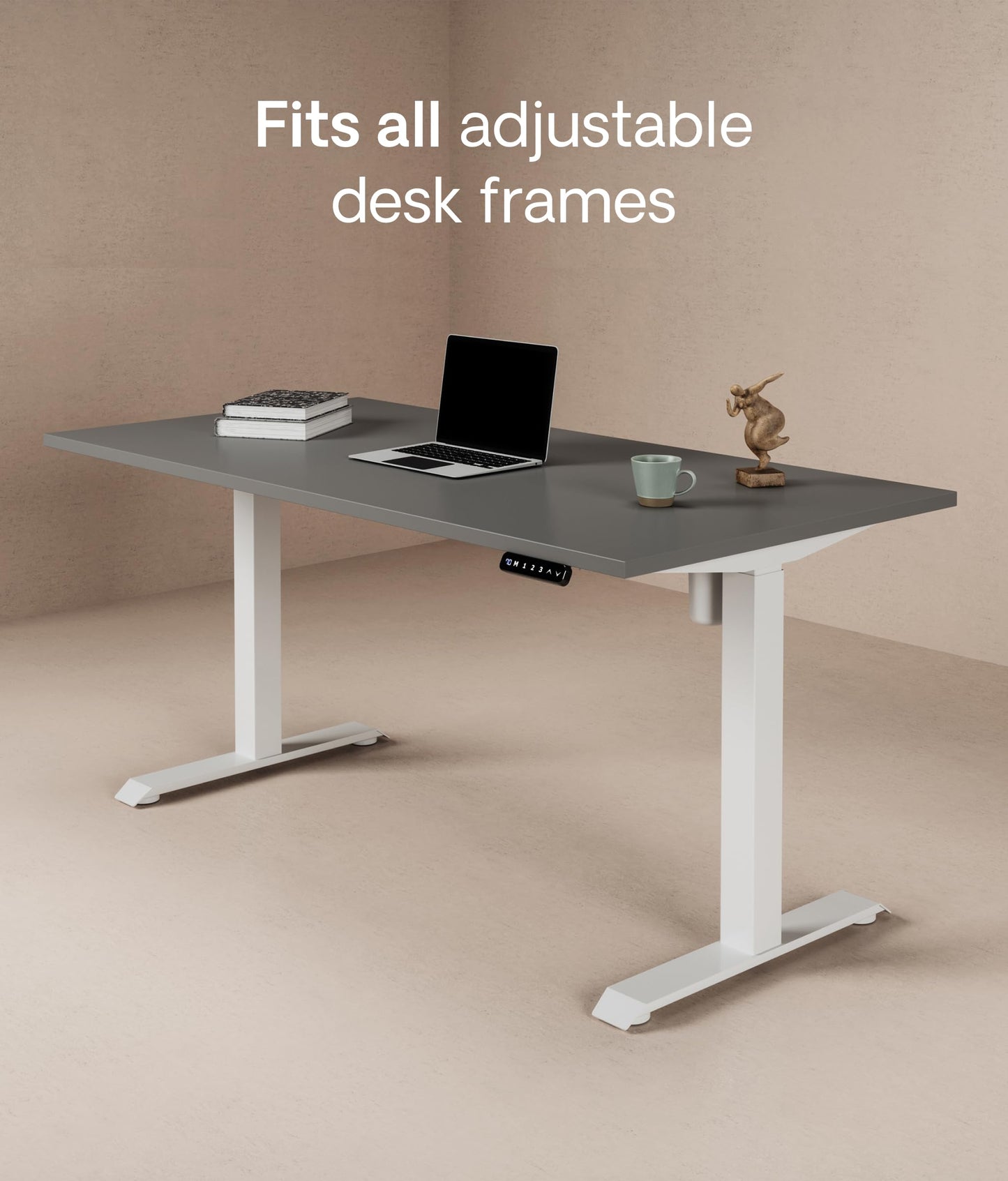 Desktronic Table Top 160 x 80 cm Desk Top - Perfect for Height-Adjustable Desks, Dining Tables and More - Made in Europe