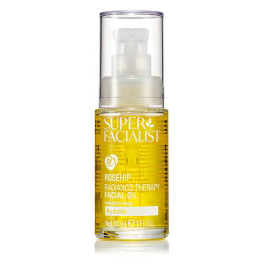 Super Facialist Rose Brighten & Refine Face Oil - Wonder Blend of Aromatherapy Oil for Dry & Sensitive Skin, Gentle Pre Cleanser or Nourishing