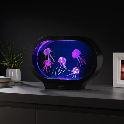 RED5 Oval Realistic Jellyfish Tank Lamp Mains Powered Colour Changing LED Light