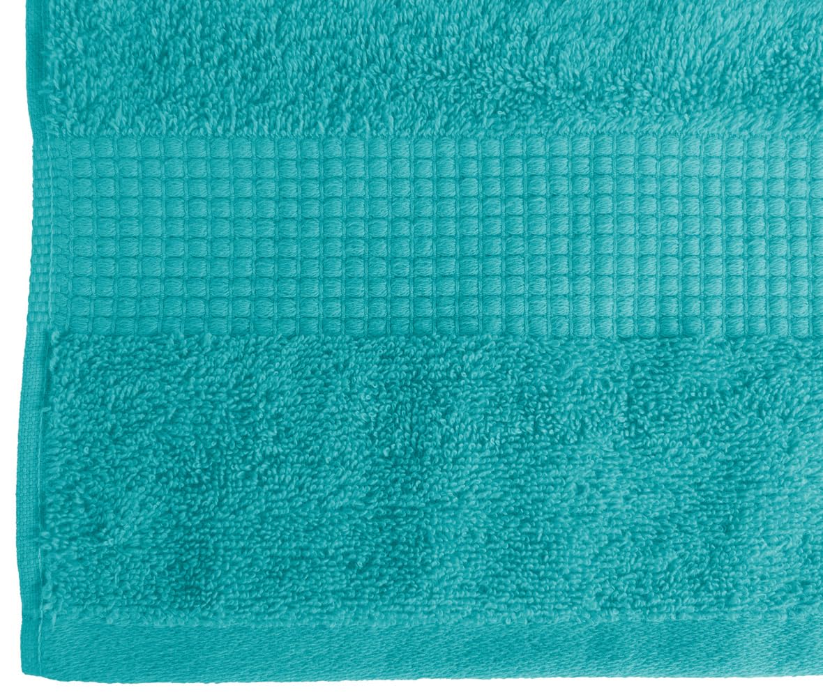 Le linge de Jules Bath Towel 70 x 130 cm 100% Cotton 450 g/m2 Turquoise Blue