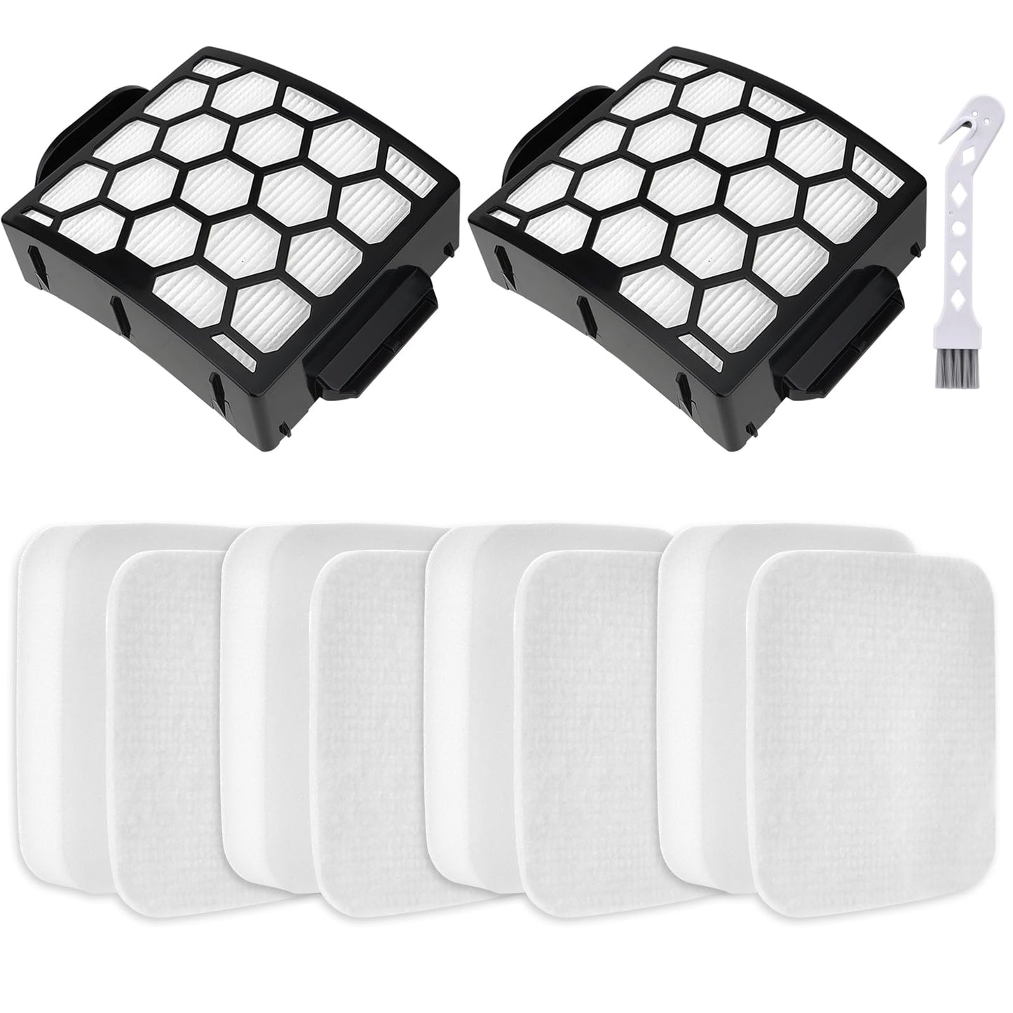 Replacement Filter for Shark NV602UKT NV612UK NV612UKT NZ690UKT NZ691UK NZ691UKT NZ710UK NZ710UKT, NV702 Powered Lift-Away Upright Vacuum Cleaner, 2