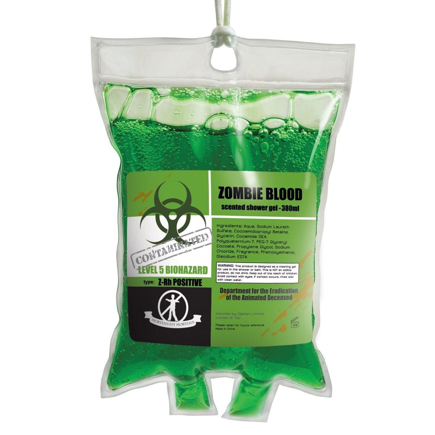 Oliphant Contaminated Zombie Blood - Scented Shower Gel 380m