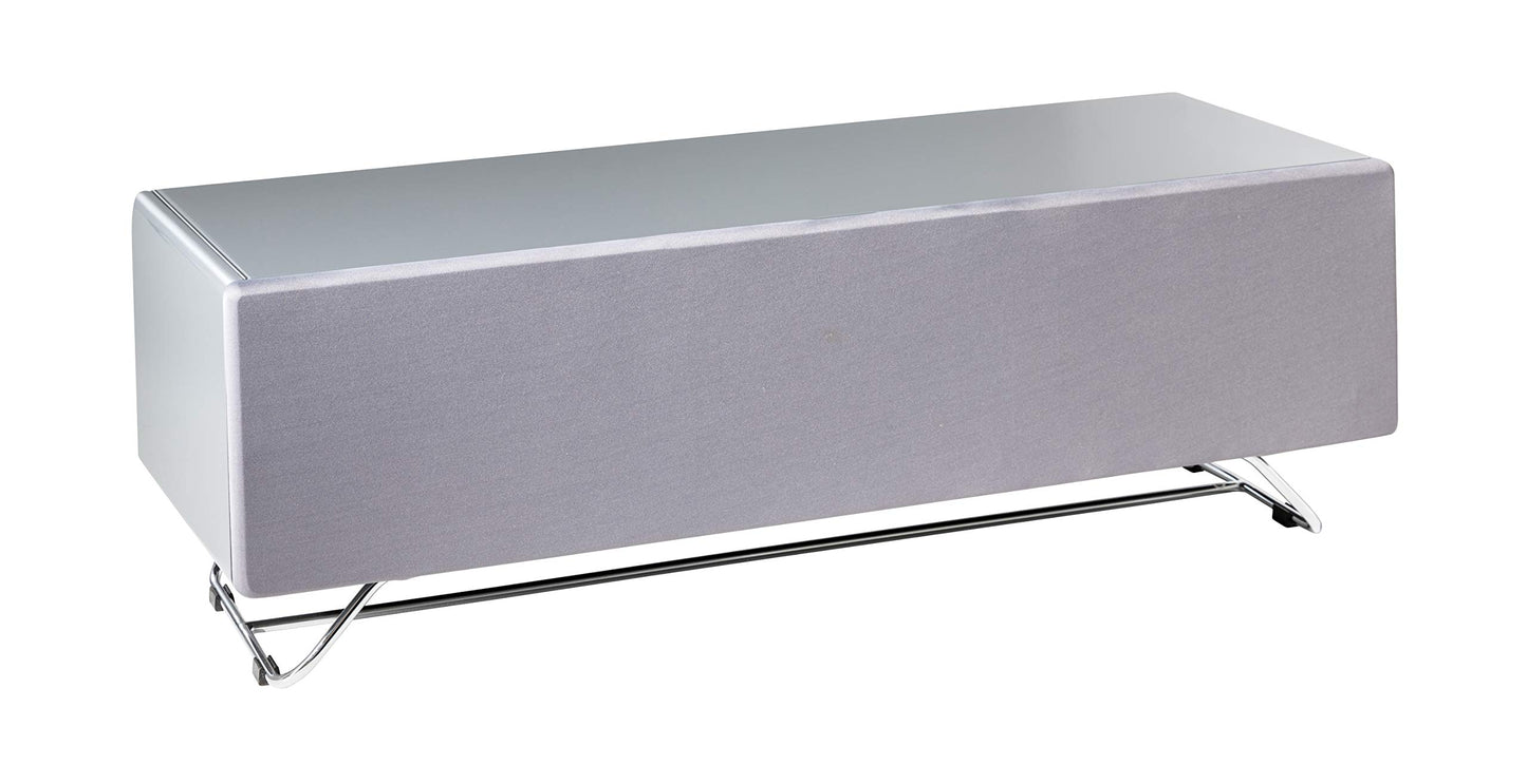Alphason Chromium Concept TV Cabinet - Grey, 120 x 42 x 40cm (WxDxH)