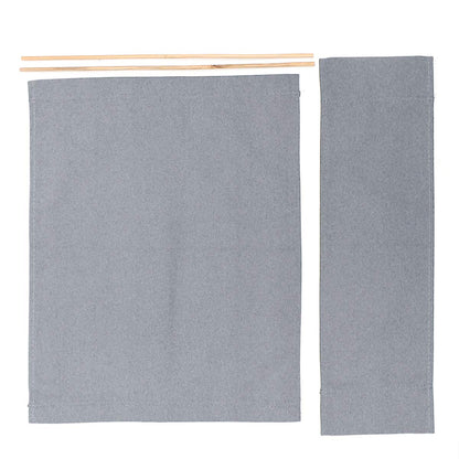 Tutoy 4 Color Directors Chairs Replacement Canvas Seat Stool Casual Back Cover Sheet Kit - Grey