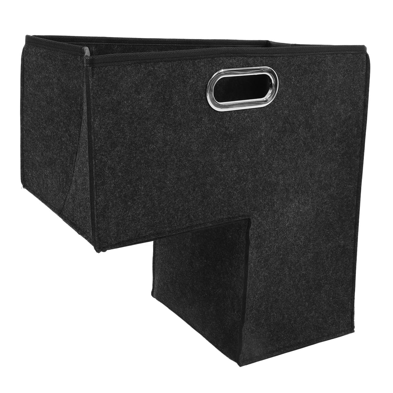 HOLIDYOYO Foldable Stair Storage Basket Felt Stair Basket with Handle Organizer for Clothes Toys Towels Sundries Holiday Decorations Space Saving