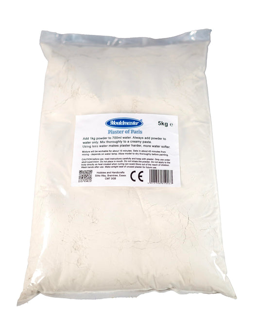 Mouldmaster Plaster of Paris Mouldmaster 5 Kg Plaster of Paris, White, 5kg