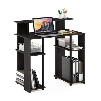 Furinno JAYA Simple Design Computer Desk, Writing Desk, Study Desk, Walnut