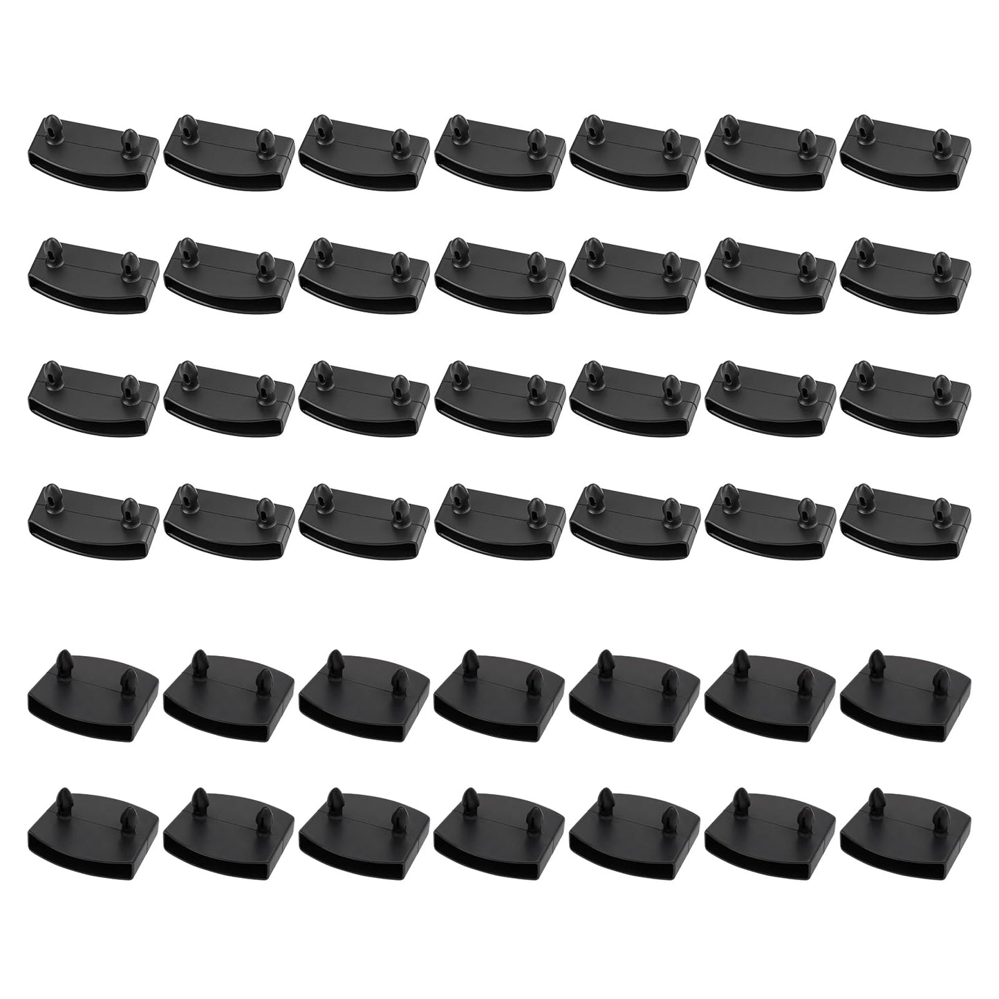 Lafefe 42 Pcs Bed Slat Holders for 55mm Slats, 28 Single End & 14 Double Center Bed Slat Caps, Durable Replacement Support for Bed Slats King Size