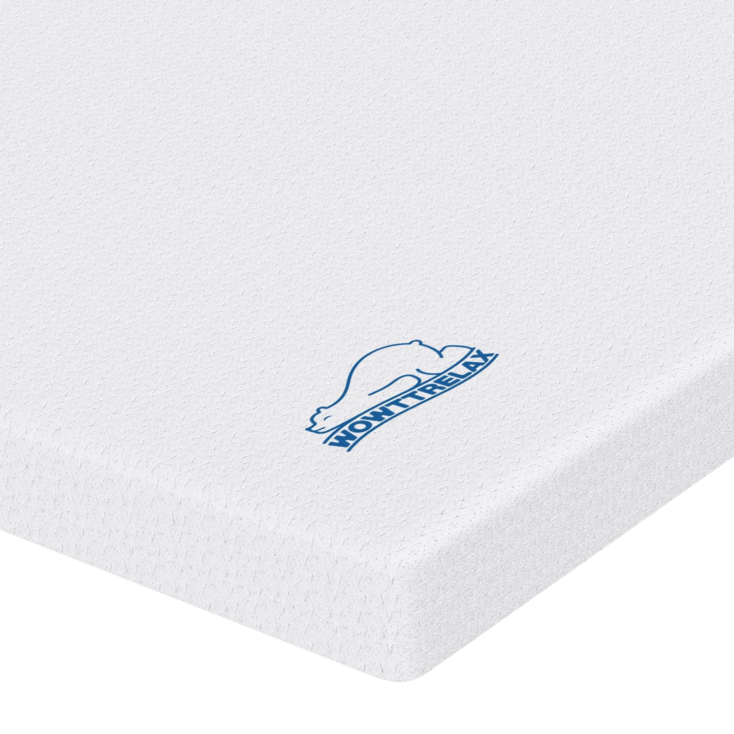 WOWTTRELAX Dual-Layer 2 Inch Memory Foam Mattress Topper Small Double Bed, Orthopedic Bed Topper with Breathable Washable Cover, Cooling soft for Back