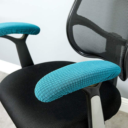 XIEHUZA 2 Pair Office Chair Armrest Covers, Office Removable Arm Rest Covering, Elastic Chair Armrest Pads, Office Seat Hand Rest Protector